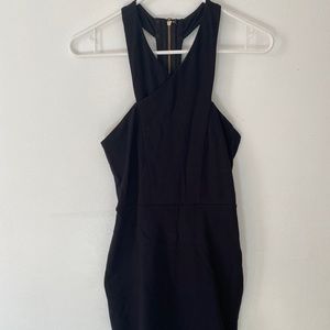 Midi black dress